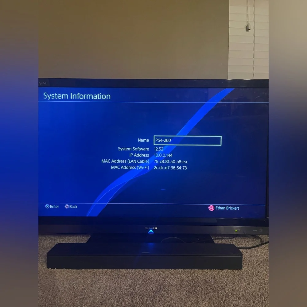 Sony PlayStation PS 4 Slim Console 1TB, 2 controllers, charging dock ONLY